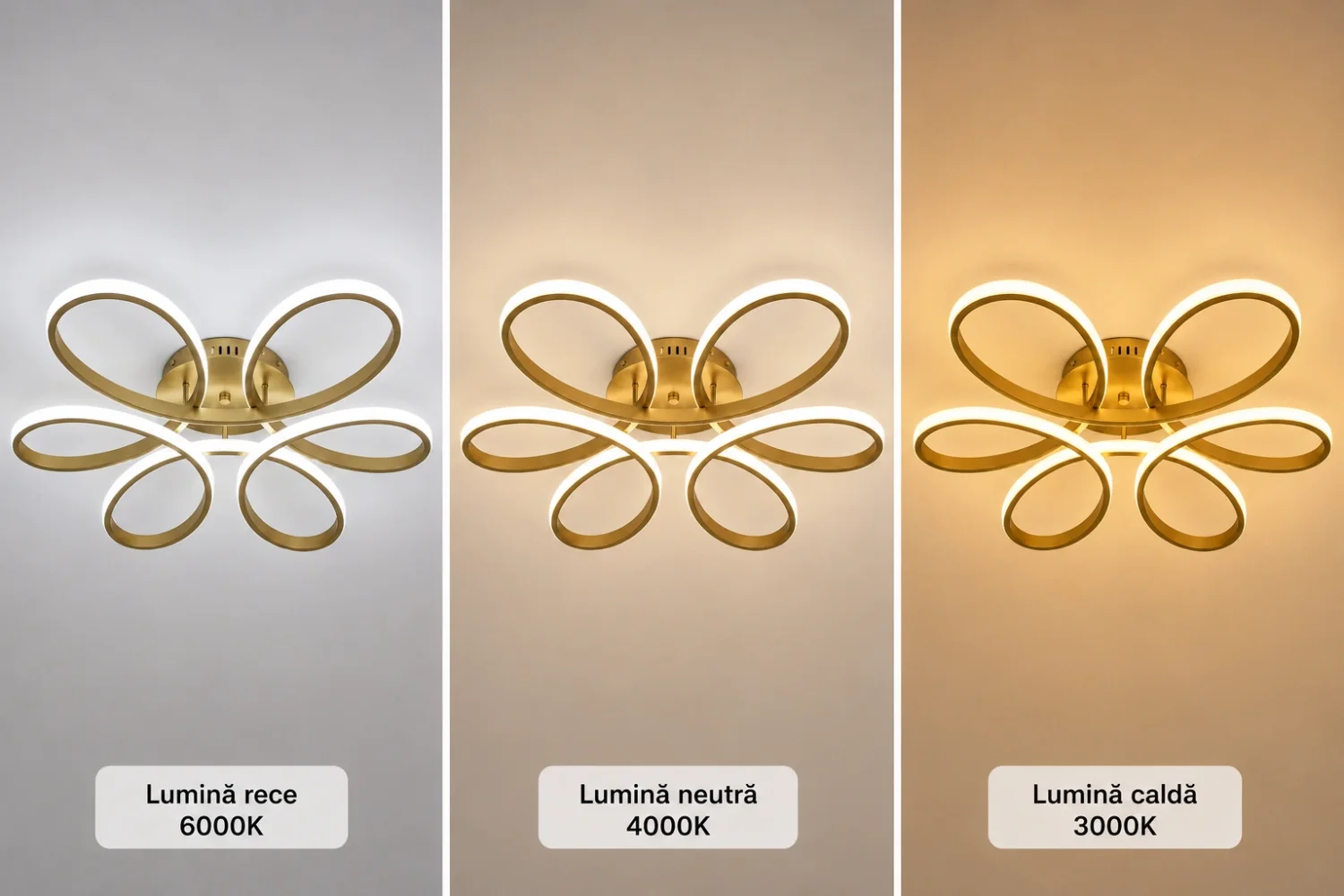 Spin-Lustra led aplicata spirala