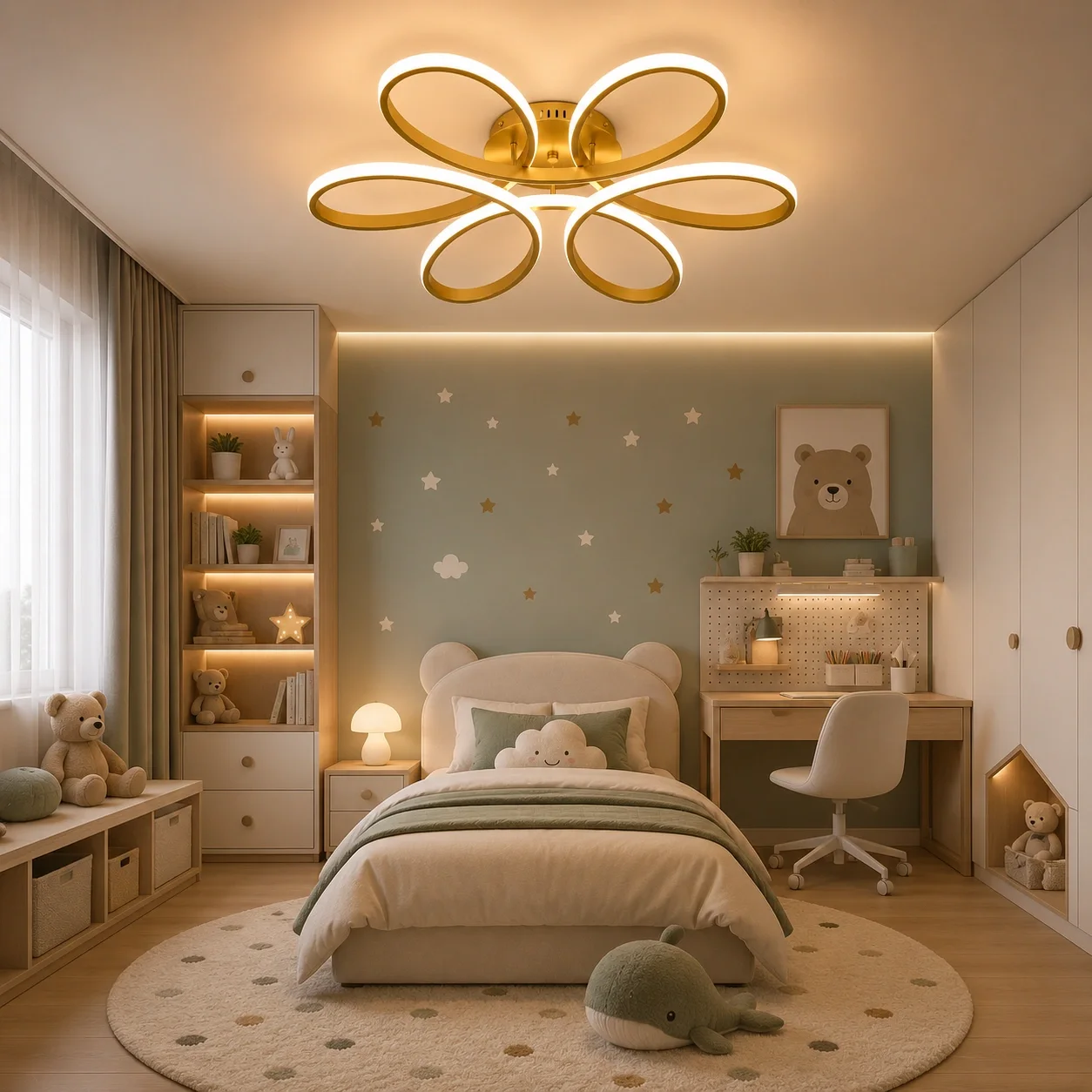 Spin-Lustra led aplicata spirala