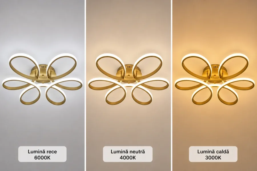 Spin-Lustra led aplicata spirala