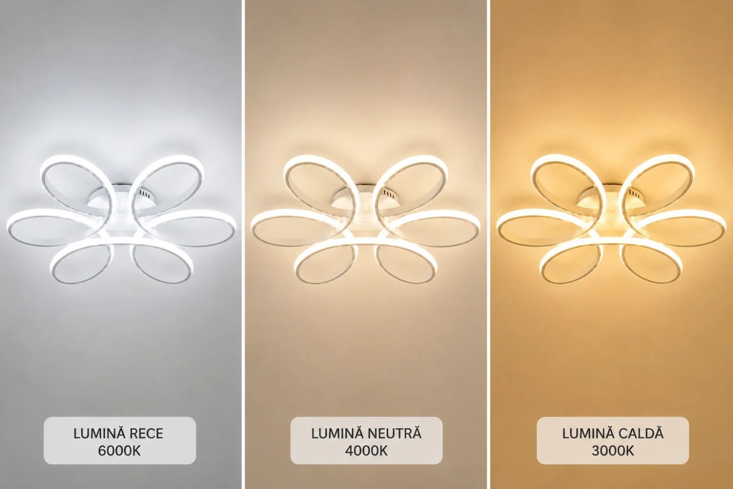 Spin-Lustra led aplicata spirala