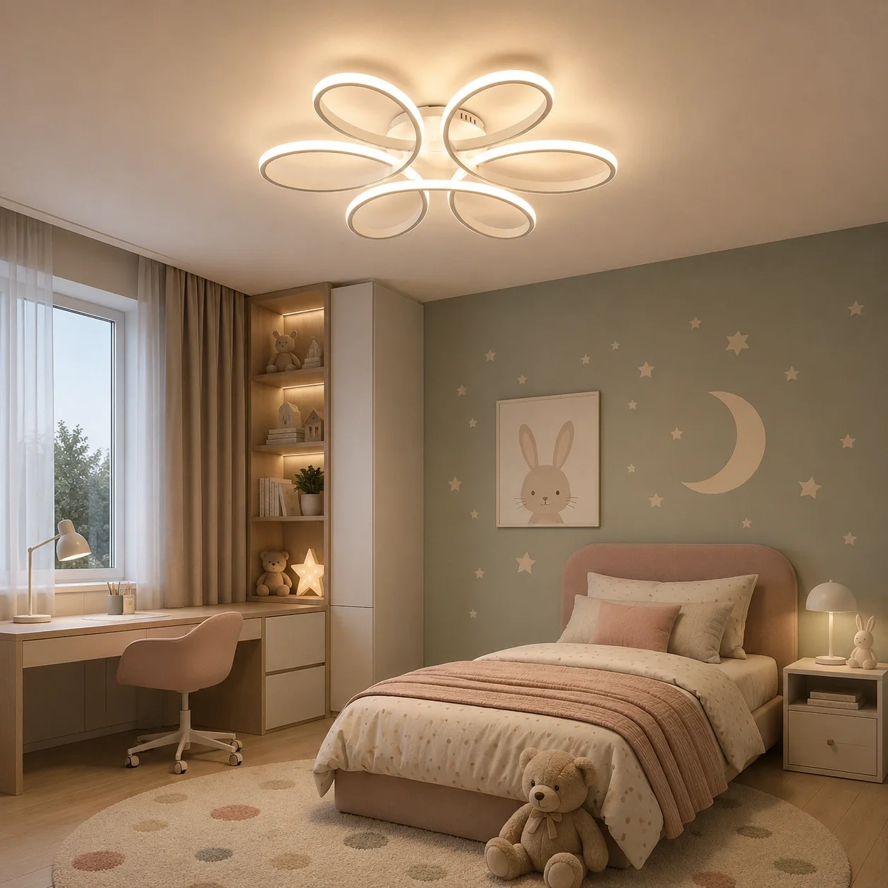 Spin-Lustra led aplicata spirala