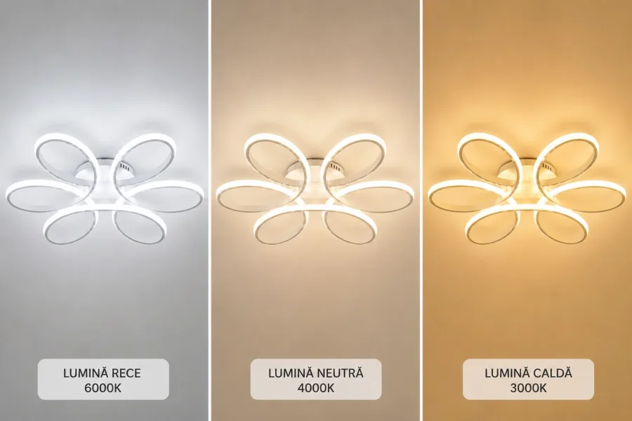 Spin-Lustra led aplicata spirala