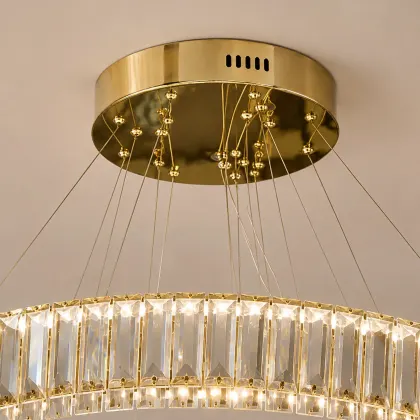 Prestige-lustra led luxury cu cristale si telecomanda