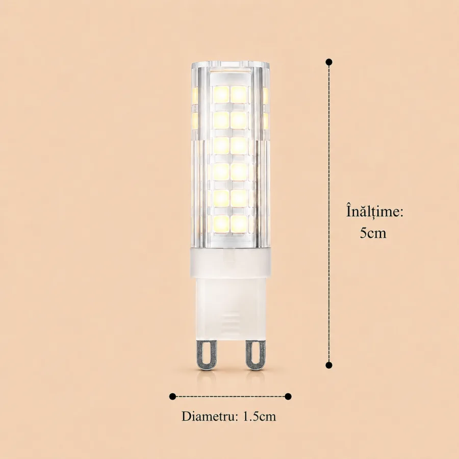 Bec led G9 5w lumina Neutra