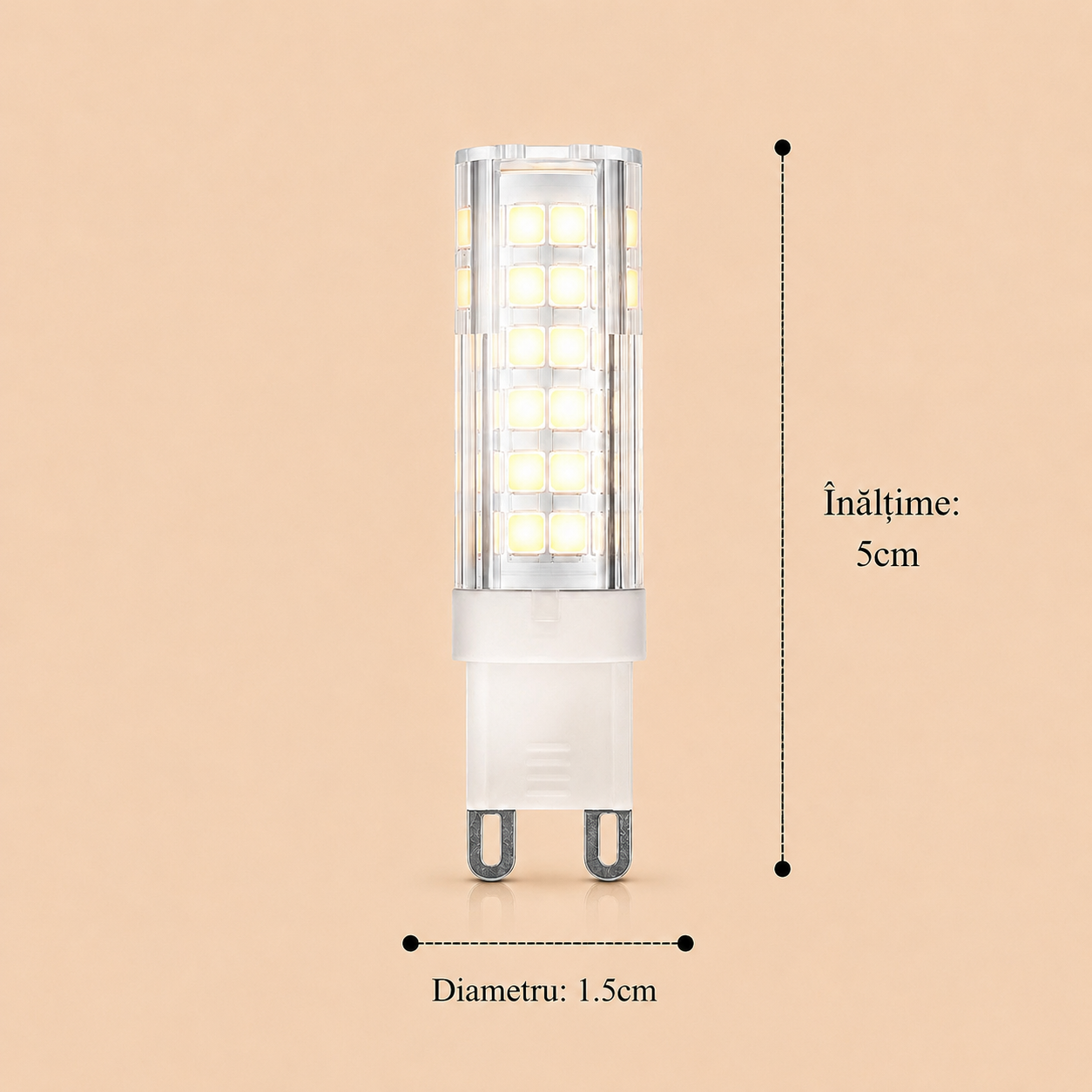 Bec led G9 5w lumina Neutra
