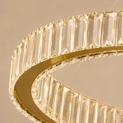 Prestige-lustra led luxury cu cristale si telecomanda